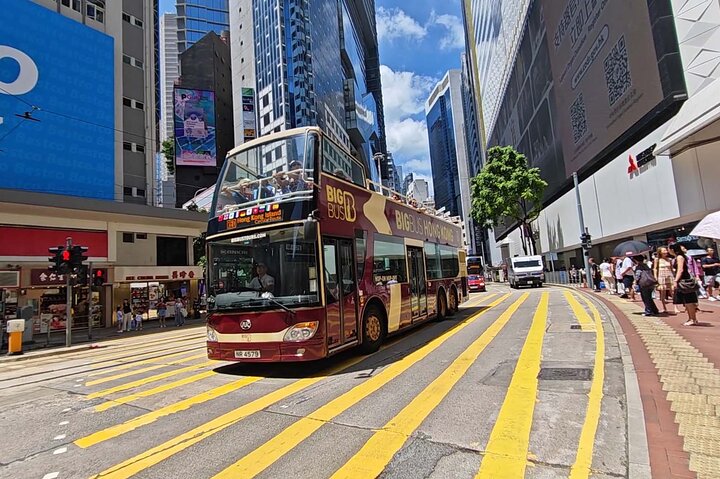 Big Bus Hong Kong Open Top Hop-On Hop-Off Sightseeing Tour