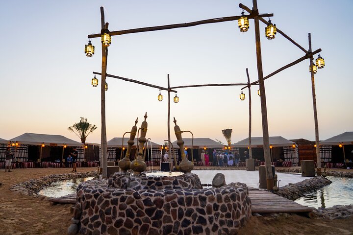Dubai Premium Red Dunes Safari, Camels & 5* BBQ at Al Khayma Camp