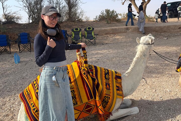 Edge of the World Riyadh Tour with Camel Ride, Bat Cave & Dinner