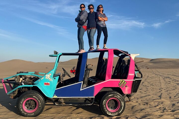 Buggy experience in Huacachina at sunset