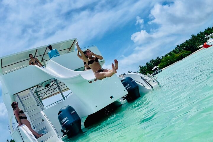 Private Catamaran Cruise with Slide & unlimited drinks