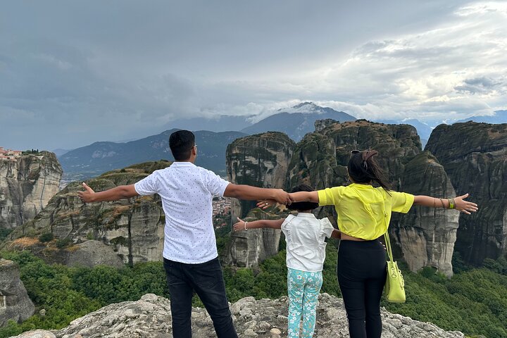 From Athens:Meteora Caves & Monasteries History Day Trip by Train