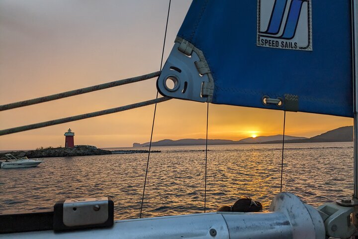 Sunset and Aperitif on a Sailing Boat in Alghero