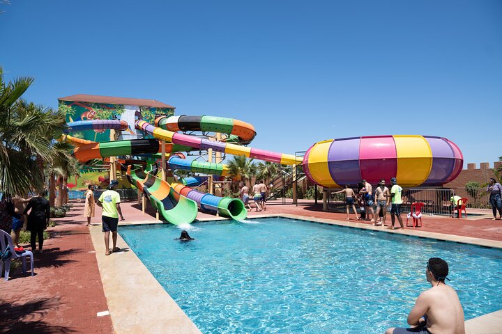 Agadir Dania Land water Parc admission tickets & shuttle service