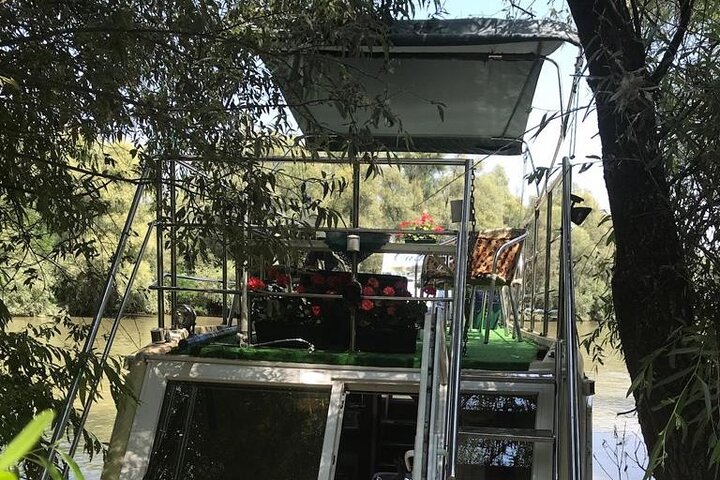 Boat excursion in the Danube Delta, with terrace and closed hall.