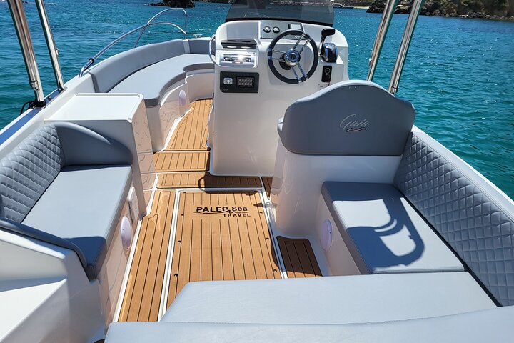 Paleokastritsa Corfu: Paradise, Yali Beach & Blue Caves Boat Tour