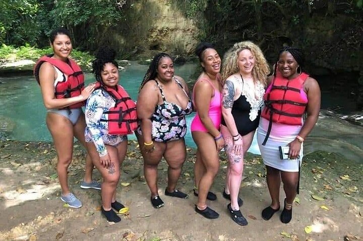 Jamaica Blue Hole, Konoko Falls, River Tubing and Riding Horse