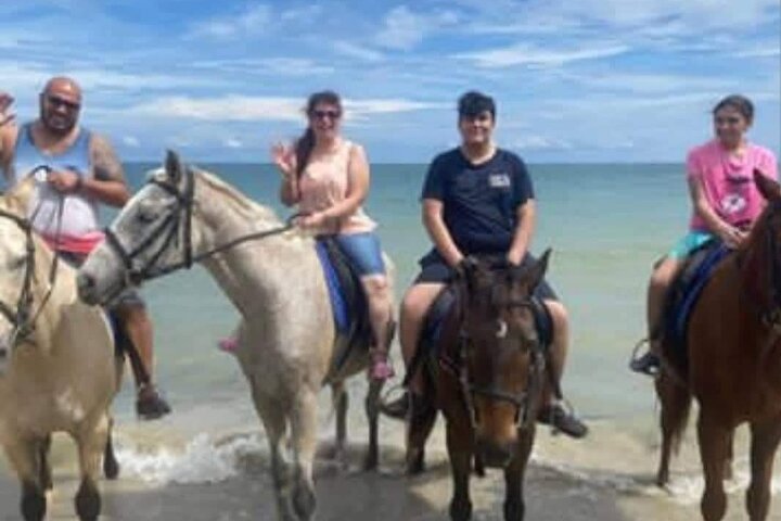 Jamaica Blue Hole, Konoko Falls, River Tubing and Riding Horse