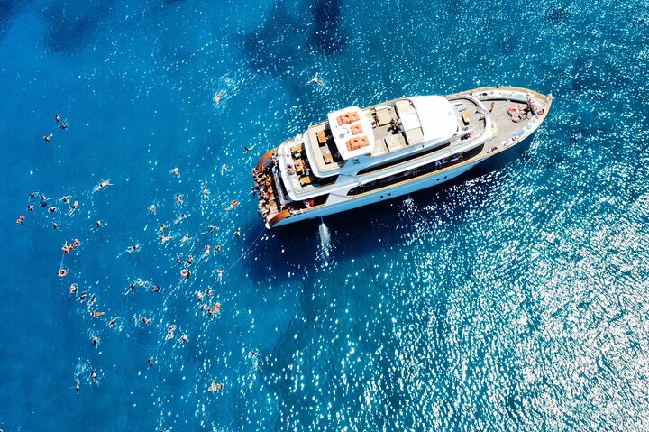 Premium Ayia Napa Cruise with Lunch, Swim Stops & Spacious Decks