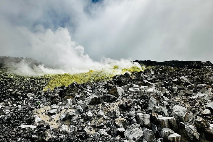 Walk Inside an Active Volcano: Sulfur Mines Fumaroles Experience