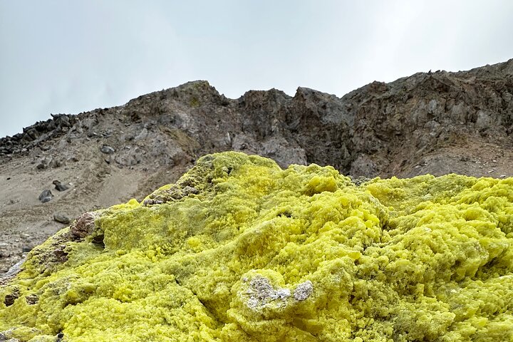 Walk Inside an Active Volcano: Sulfur Mines Fumaroles Experience