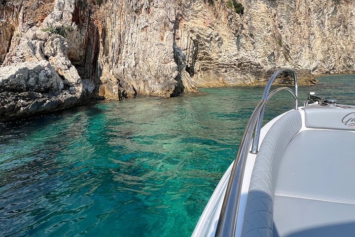 Saranda:Boat Tour to Kakome,Hidden Cave & Beaches,with snorkell.
