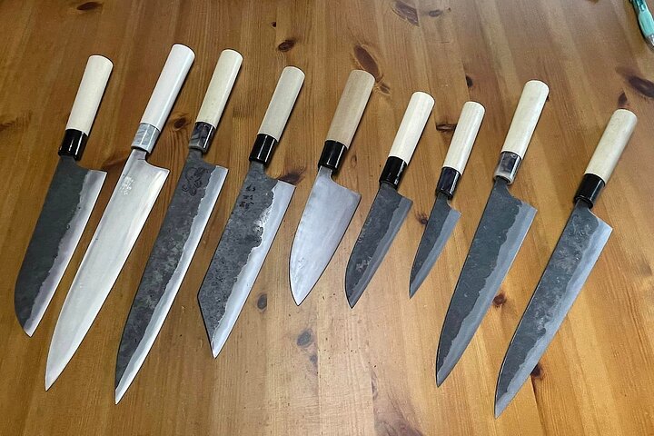 Make your own kitchen knife with a master blacksmith in Shimanto