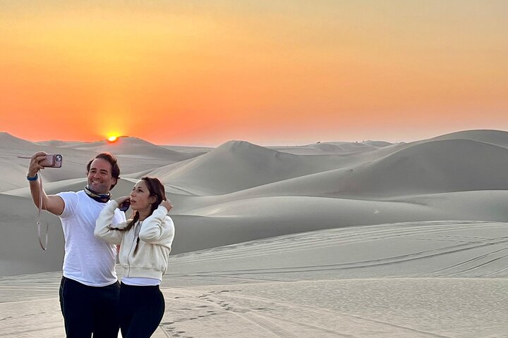 Buggy experience in Huacachina at sunset