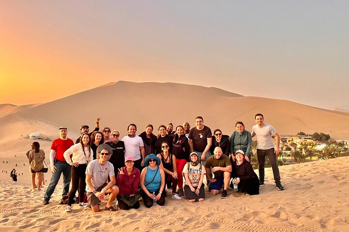 Buggy experience in Huacachina at sunset