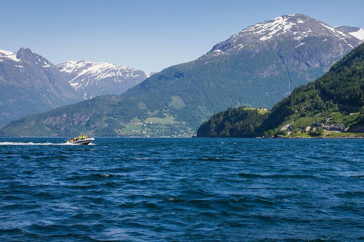 Olden: Rib Boat Sightseeing on the Fjord
