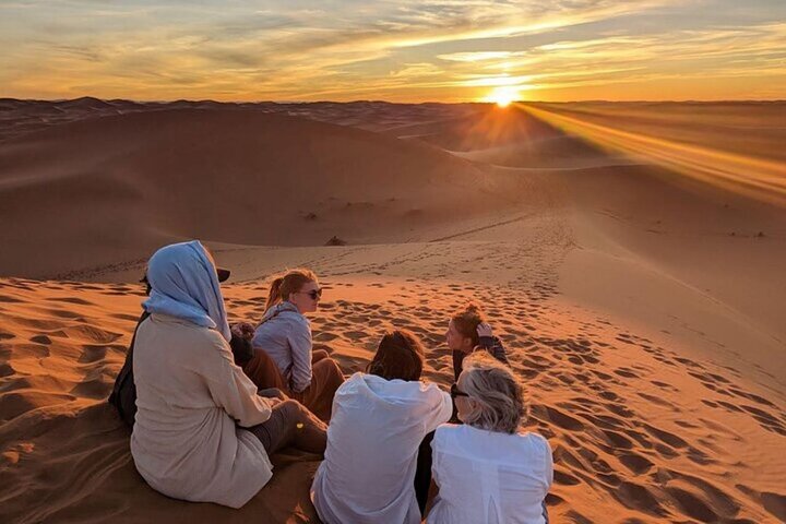 Sahara Adventure with Berber Guide 3 - day 2 - night (Fixed Camp)