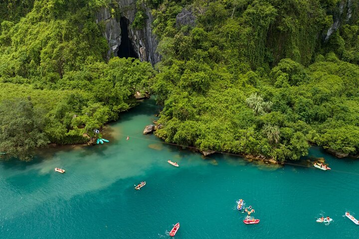 Zipline Dark cave & Paradise cave: Full-day Exploration