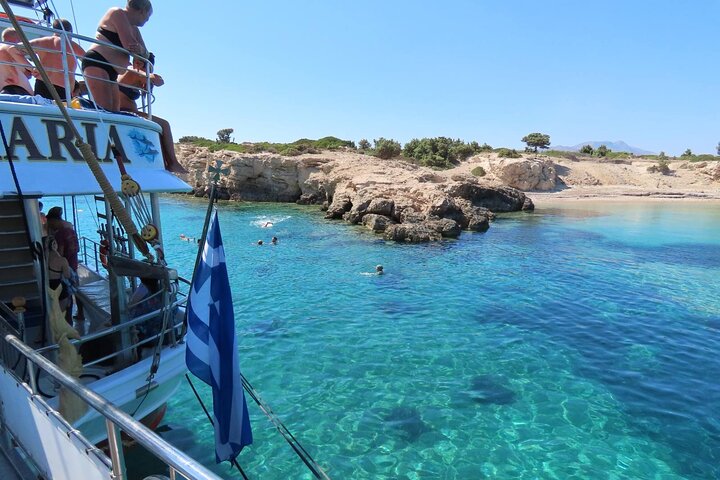 The Santa Maria 3 Island Cruise in the Aegean w/ Free Audio Guide