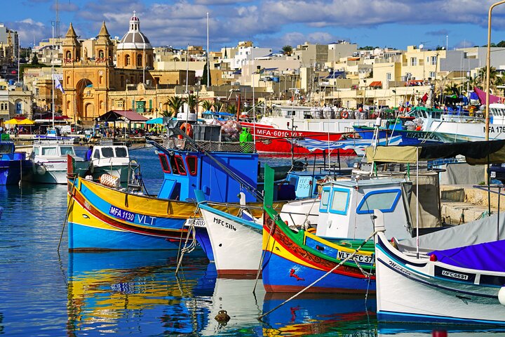 Half Day Tour in Marsaxlokk Village, Market, Blue Grotto & Qrendi