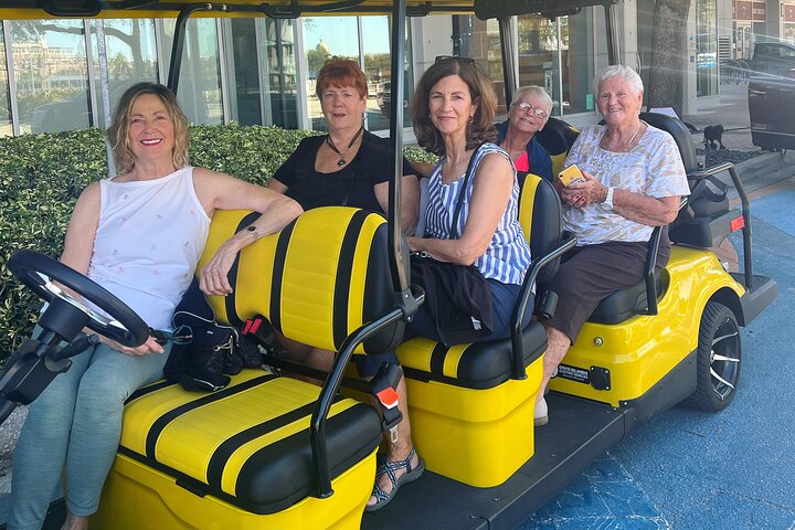Locally-Guided Tampa Sightseeing Tour in Street-Legal Golf Cart