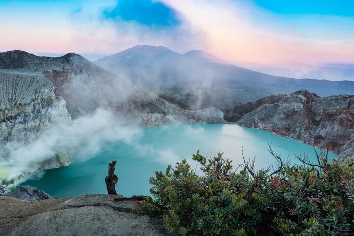 Mount Ijen Sunrise Trek :Blue Flames and Crater views