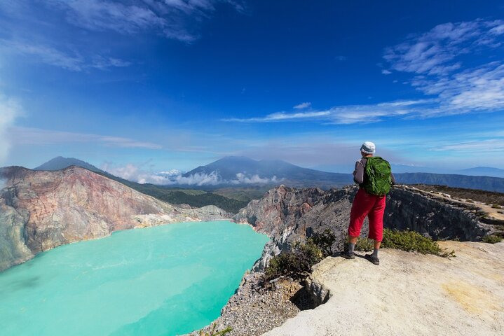 Mount Ijen Sunrise Trek :Blue Flames and Crater views