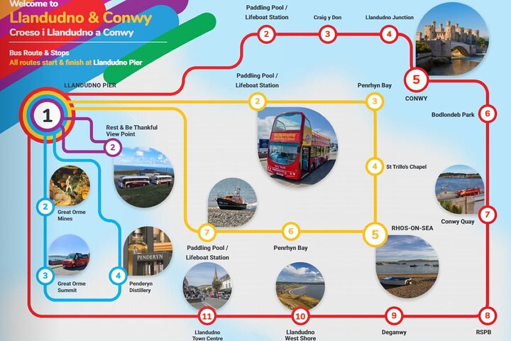 City Sightseeing Llandudno Hop-On Hop-Off Bus Tour
