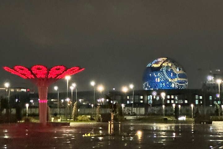 Guided Night Time Tour of Astana in a Private Car
