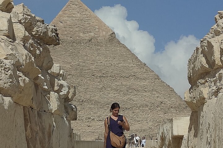 Giza Pyramids and Grand Egyptian Museum full day tour.