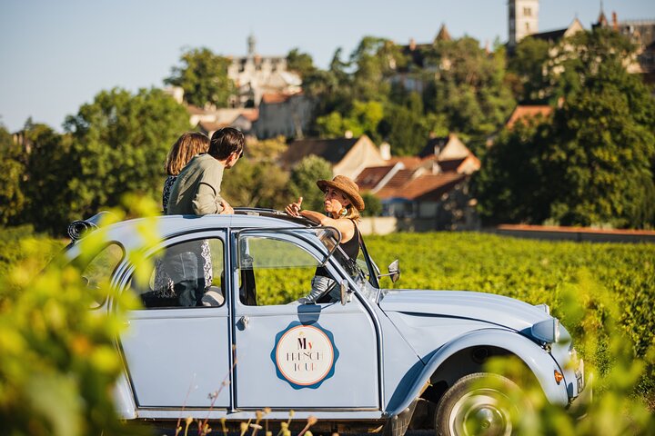1-day guided tour on the Burgundy Wine Route in a classic car