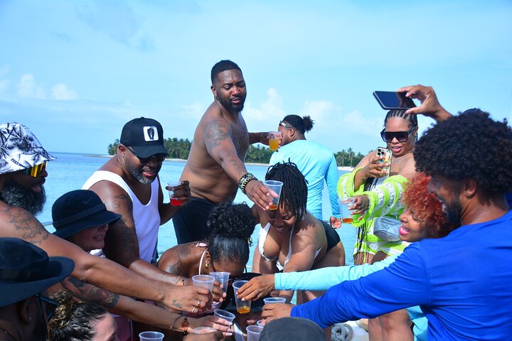 Private Catamaran Cruise with Slide & unlimited drinks