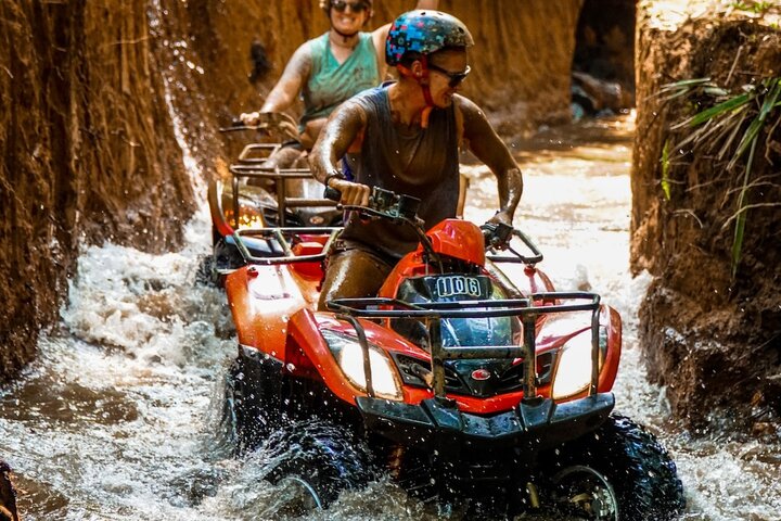 Ubud ATV Quad Bike Adventure with Gorilla Cave and Lunch