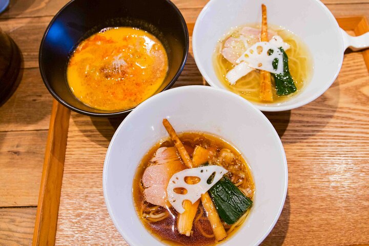 Tokyo Ramen Tasting Tour with 6 Mini Bowls at 3 Ramen Shops