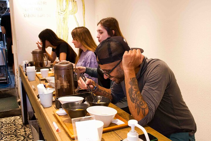 Tokyo Ramen Tasting Tour with 6 Mini Bowls at 3 Ramen Shops