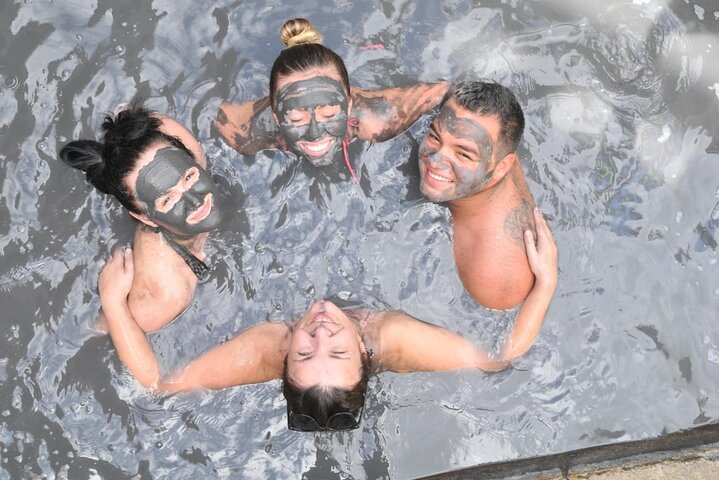 Private St Lucia Shore Tour: Mud Bath Volcano, Pitons & Falls