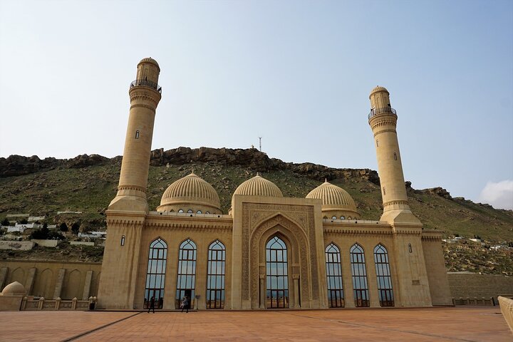 Candy Mountains, Pink Lake, Besh Barmag Dag, Bibiheybat Mosque