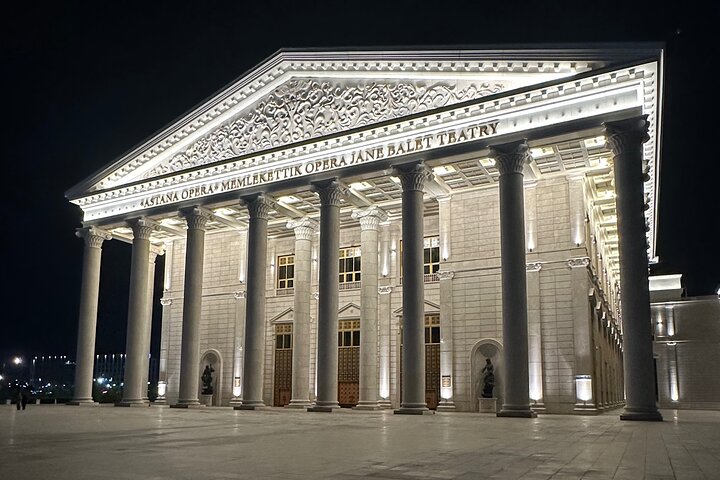 Guided Night Time Tour of Astana in a Private Car