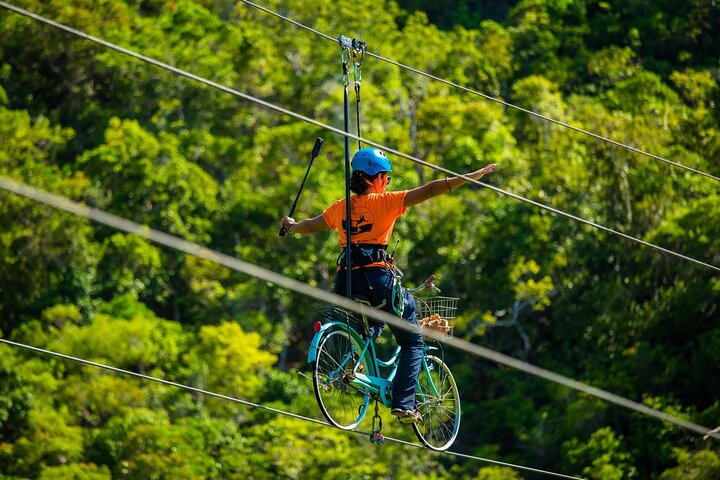 Koh Phangan Zipline Adventure with Wang Sai Waterfall View