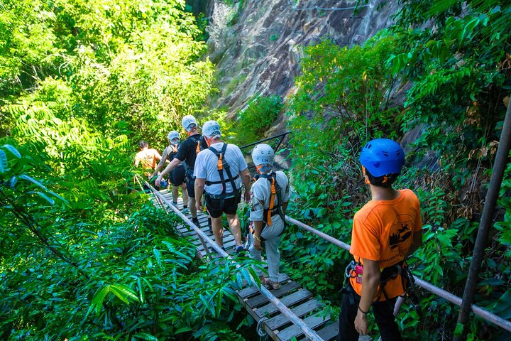 Koh Phangan Zipline Adventure with Wang Sai Waterfall View