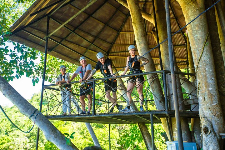 Koh Phangan Zipline Adventure with Wang Sai Waterfall View
