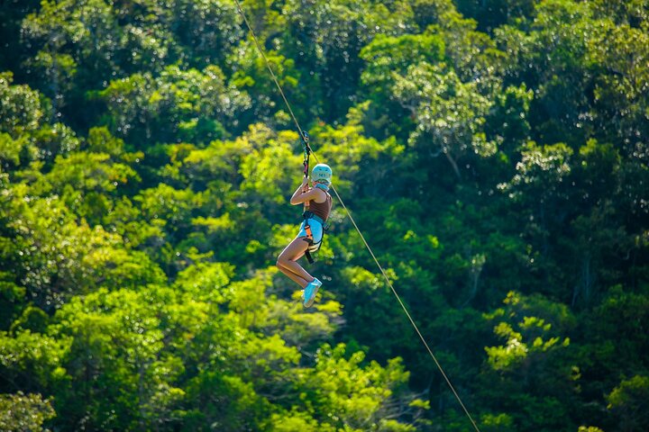 Koh Phangan Zipline Adventure with Wang Sai Waterfall View
