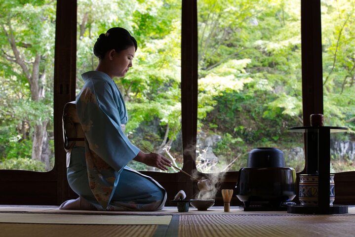 Kyoto Kiyomizu Tea Ceremony with Scenic Garden Views