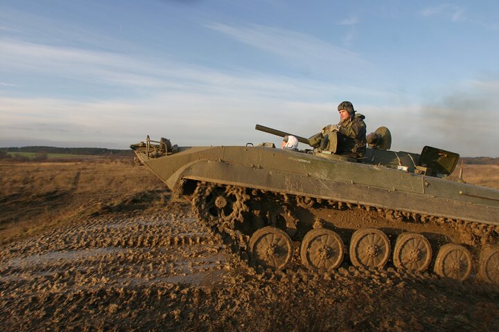 BMP tank driving experience Prague