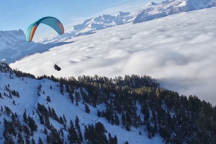 Private Paragliding Tandem flight Dolomites Alps Kronplatz