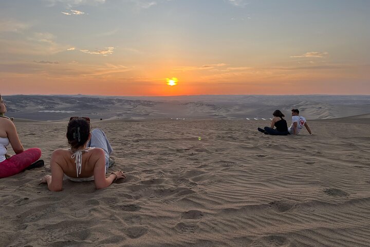 Buggy experience in Huacachina at sunset