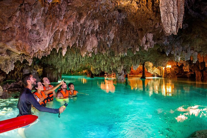 Tulum Guided Tour, Magical Cenote, Lagoon Snorkeling and Beachside Lunch