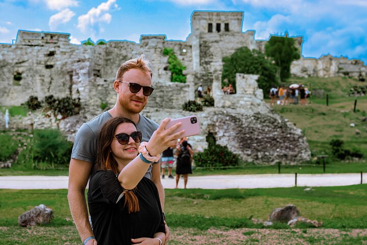 Tulum Guided Tour, Magical Cenote, Lagoon Snorkeling and Beachside Lunch