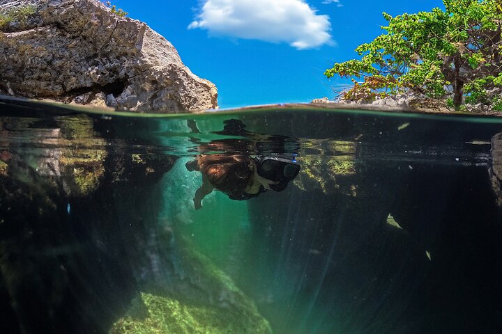 Tulum Guided Tour, Magical Cenote, Lagoon Snorkeling and Beachside Lunch
