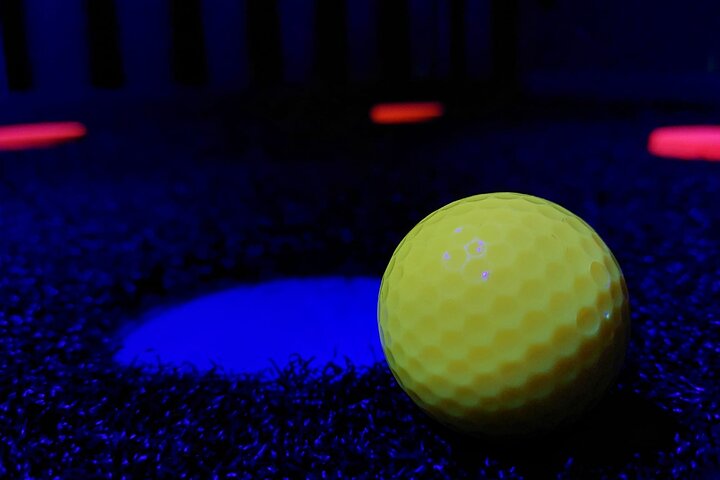 Indoor Illuminated 9 Hole Golf in Matlock Bath Peak District